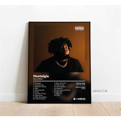 rod wave - nostalgia - custom album print