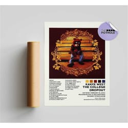 kanye west poster / the college dropout poster