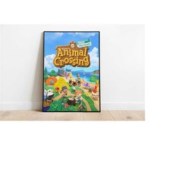 animal crossing poster print | gaming poster |