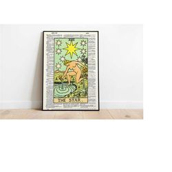 tarot card poster print | the star poster