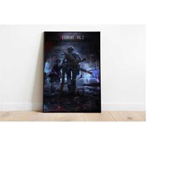 resident evil poster print | gaming poster |