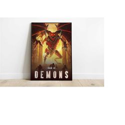 book of demons poster print | gaming poster