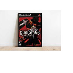 gungrave overdose poster print | gaming poster |