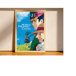 howls moving castle movie posters|poster collectibles|canvas poster |house