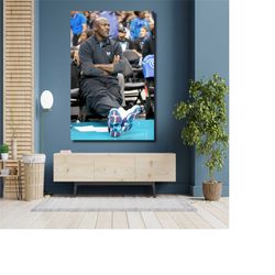 michael jordan coach canvas art,wall decor,large canvas,motivation canvas,basketball