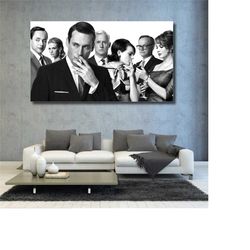 mad men don draper poster canvas wall art