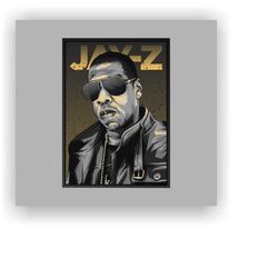 jay z rapper hip hop canvas art, jay