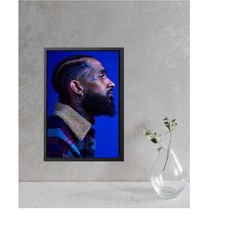 canvas print, canvas, canvas art, nipsey hussle, nipsey