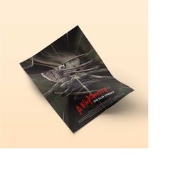 a nightmare on elm street poster, movie posters,
