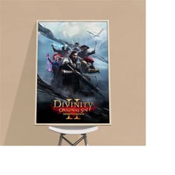 divinity original sin 2 poster, game posters, canvas