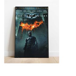the dark knight movie poster, movie posters, canvas
