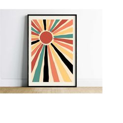 minimalist boho wall art, abstract boho wall art,