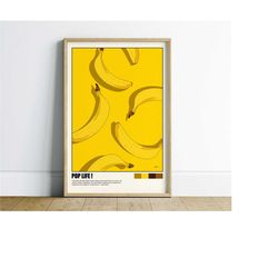 printable pop art poster, pop art wall art