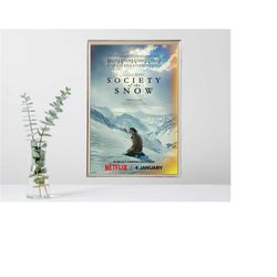society of the snow movie poster- vintage movie