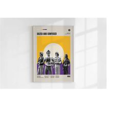 dazed and confused, richard linklater,minimalist movie poster,wall art