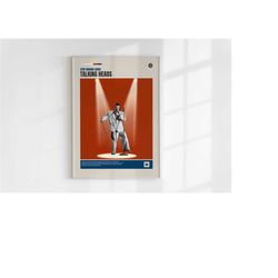 talking heads - stop making sense poster, retro