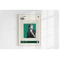 frank ocean posters, blonde poster, blonde tracklist, retro