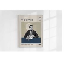 the office poster, greg daniels, retro tv series
