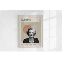 fleabag poster, phoebe waller-bridge, minimalist tv series poster,