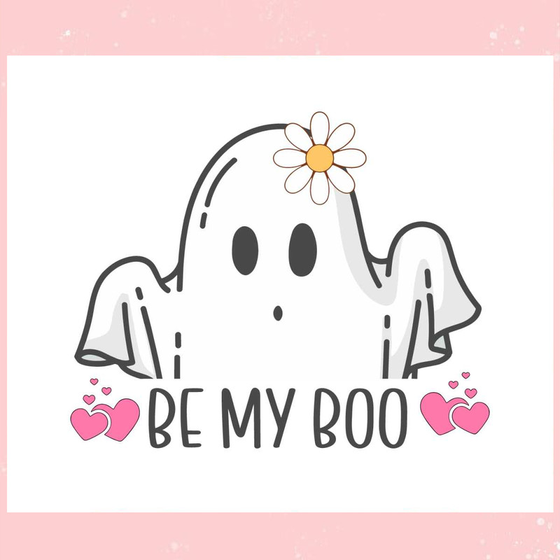 Be My Boo Valentines Day Ghost SVG.jpg