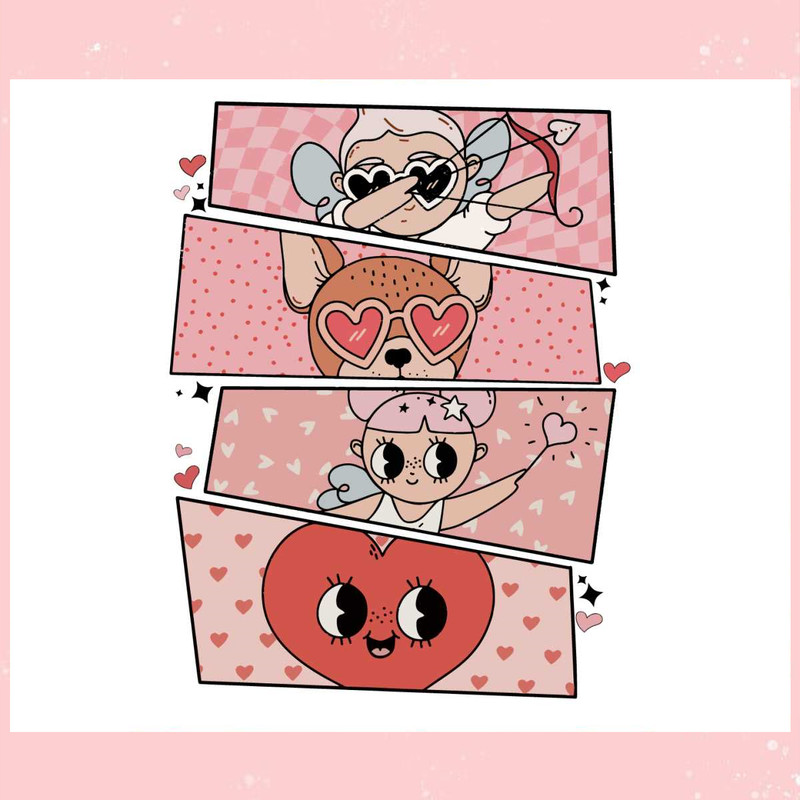 Cute Valentines Characters SVG.jpg