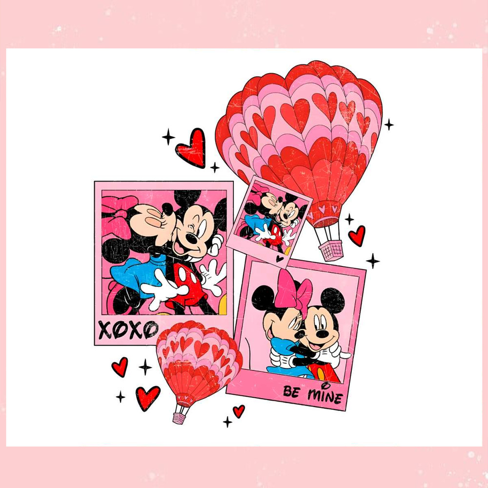 Disney Mickey Minnie Love Xoxo Be Mine PNG.jpg