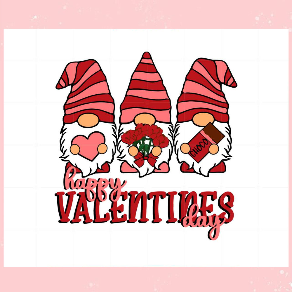 Happy Valentine's Day Valentines Gnomes Svg Cutting Files.jpg