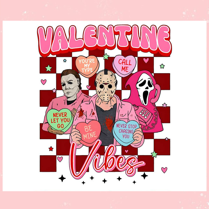 Valentine Vibes Horror Characters PNG.jpg