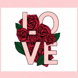 valentines love with rose svg, valentine svg,valentine day svg,valentine day,happy valentine
