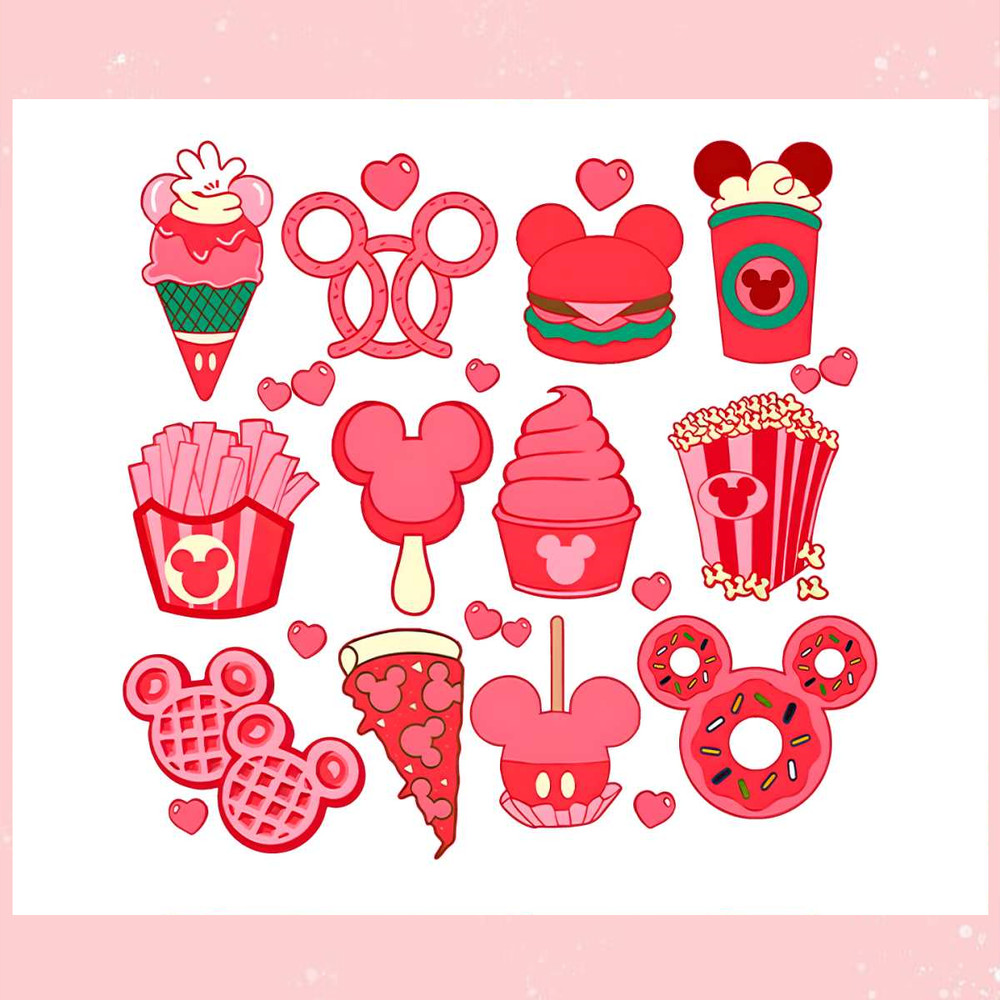 Vintage Disney Valentine Snacks PNG.jpg