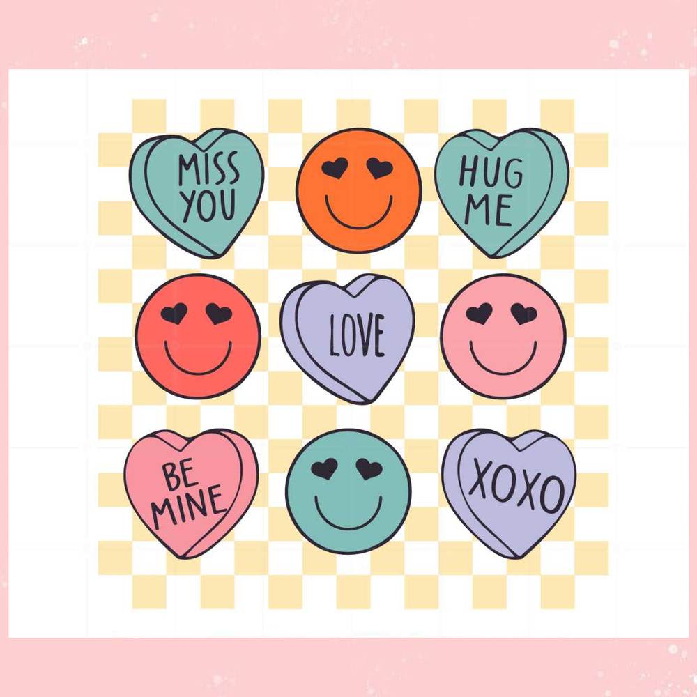 Vintage Valentines Day Positive Vibes Conversation Hearts Svg.jpg