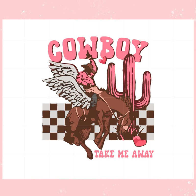 Western Valentines Cowboy Retro Svg Graphic Designs Files.jpg