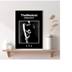 trilogy the weeknd canvas poster home decor no frame