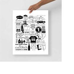 morgan wallen one thing at a time collage poster