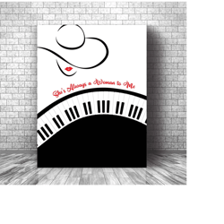 billy joel she's always a woman to me poster