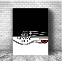 billy joel moving out - music poster lyric art