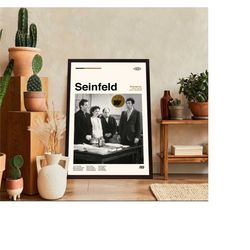 seinfeld art, seinfeld movie, seinfeld retro, seinfeld film, retro movie poster, room decor, printable art, digital art,