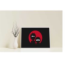 rick and morty canvas wall art, rick and morty tv series