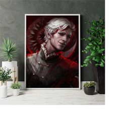 astarion baldur's gate 3, baldur's gate astarion canvas, baldur's gate poster, astarion art, game canvas poster, baldurs