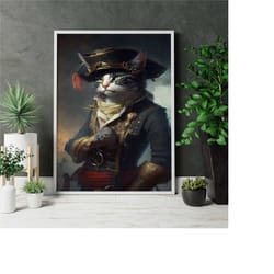 cat serial canvas iii art, home animal poster, cat wall art, canvas print for room, canvas animal