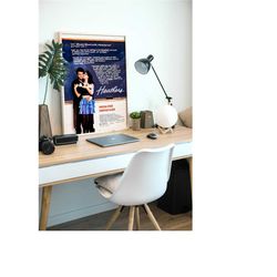 heathers, 1989 american teen black comedy film original poster, digital file, ready to download & print