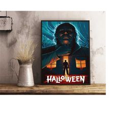 halloween michael myers poster print movie
