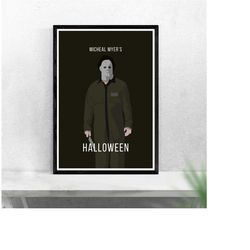 michael myers killer halloween horror movie poster
