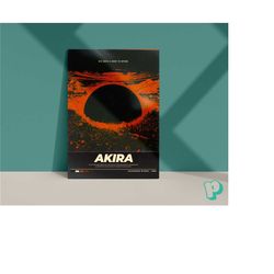 akira anime movie poster print