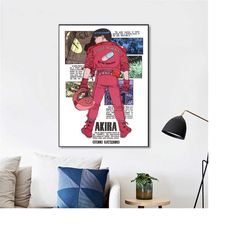 akira pill good for health bad education anime cover poster