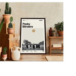 peaky blinders, peaky blinders poster, modern poster print, peaky blinders poster wall decor, posters art, room art, vin