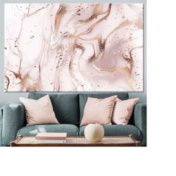 gold marble canvas, gold wall art, gold marble wall art, marble canvas, marble wall decor, white marble wall art, marble