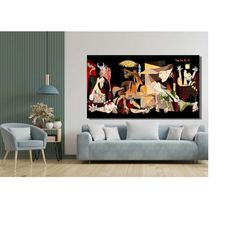 pablo picasso poster, pablo picasso wall art, pablo picasso guernica painting print wall art, pablo picasso art, pablo p