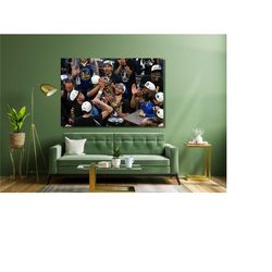 2022 nba champions print, golden state warriors poster, mvp stephen curry canvas, golden state warriors team , nba final