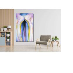 georgia o'keeffe flowers print, georgia o'keeffe painting, georgia o'keeffe flowers poster print art, surrealism paintin